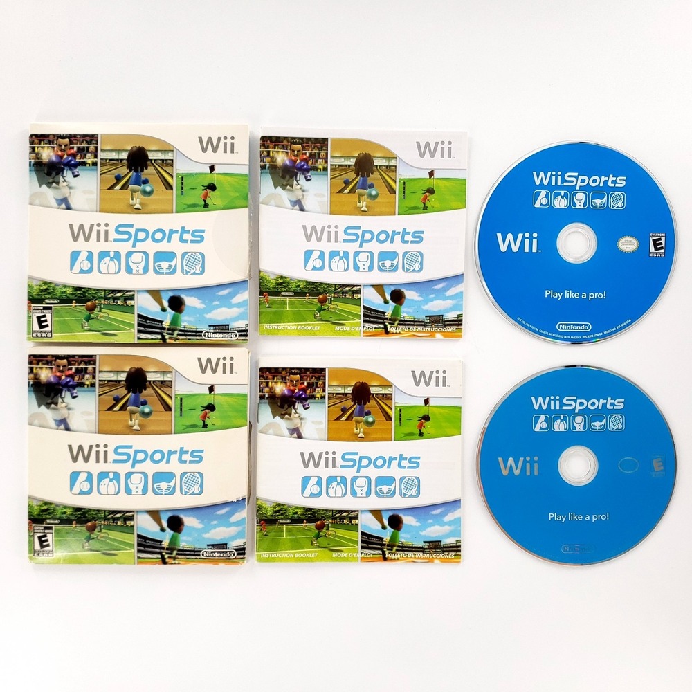 Wii Sports Nintendo Wii Lot Of 2 Complete Tested & Works